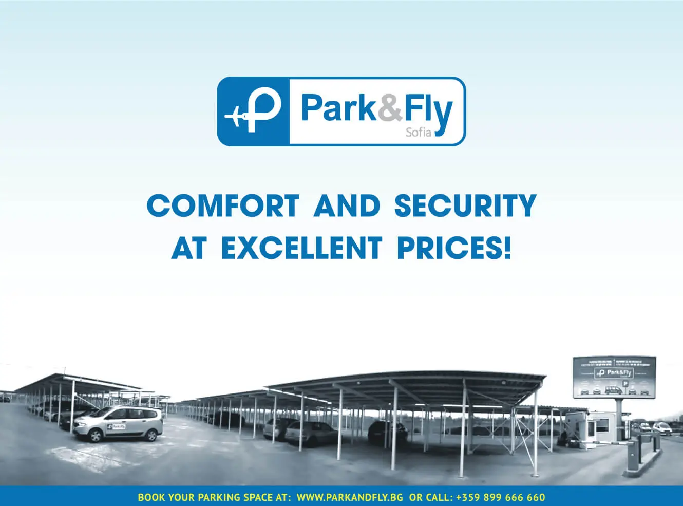 Content creation and graphic design - Digital Presentation - Park and Fly p1