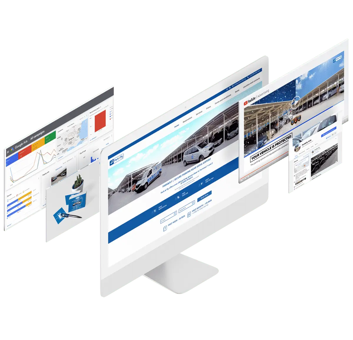 Parkfly Sofia Bulgaria - website development