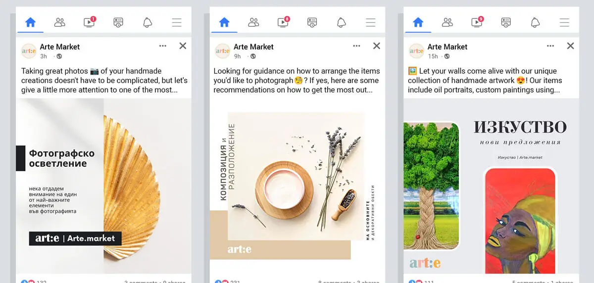 Arte - Social Media Posts