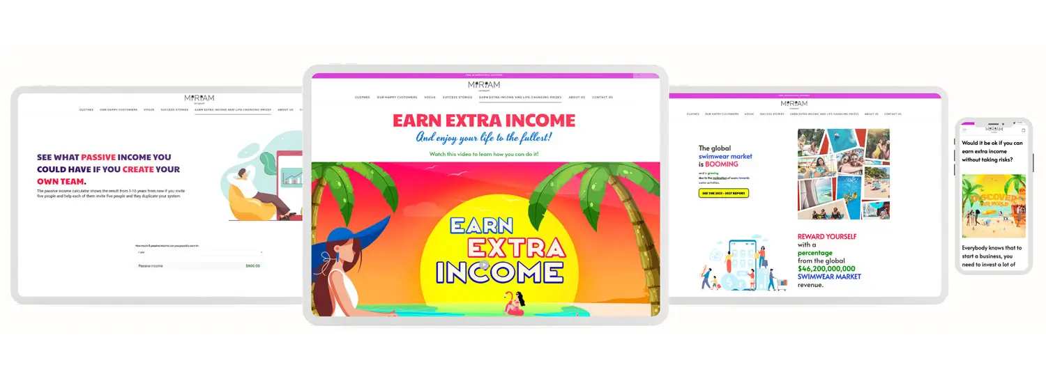 Social Media Marketing Case Study Marketing - lead gen pages design