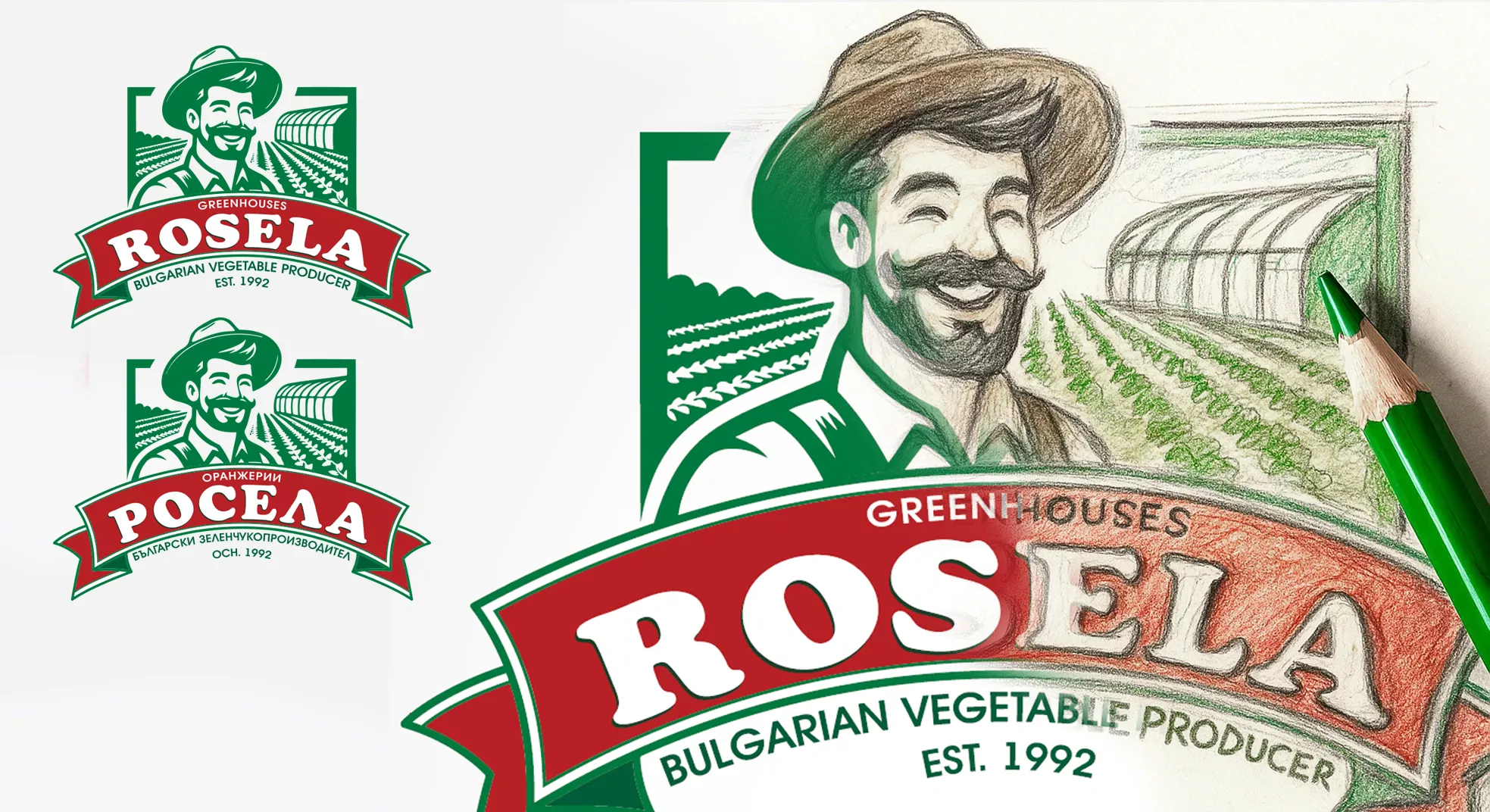 Designer creating Rosela AD logo as part of proven digital marketing strategies for premium agricultural brand